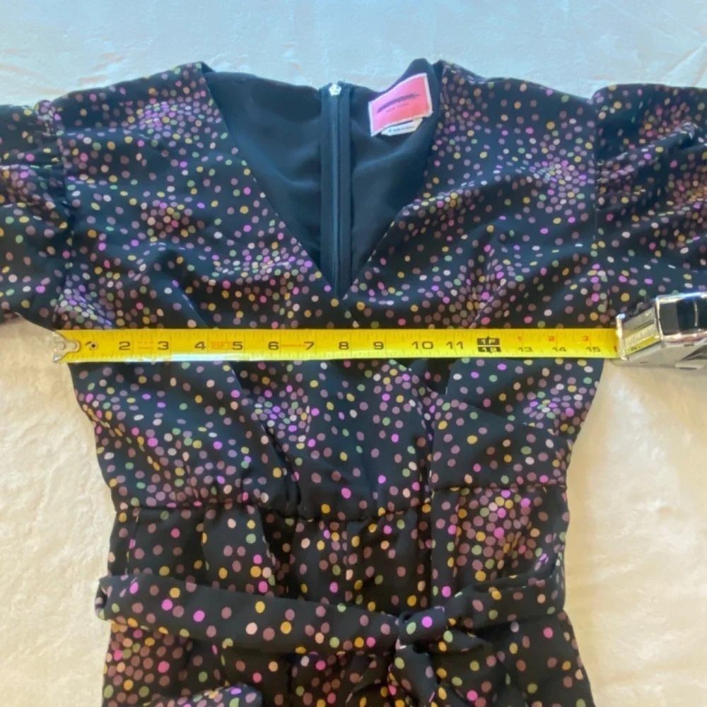 Kate Spade Disco Dots long sleeve Jumpsuit 33473